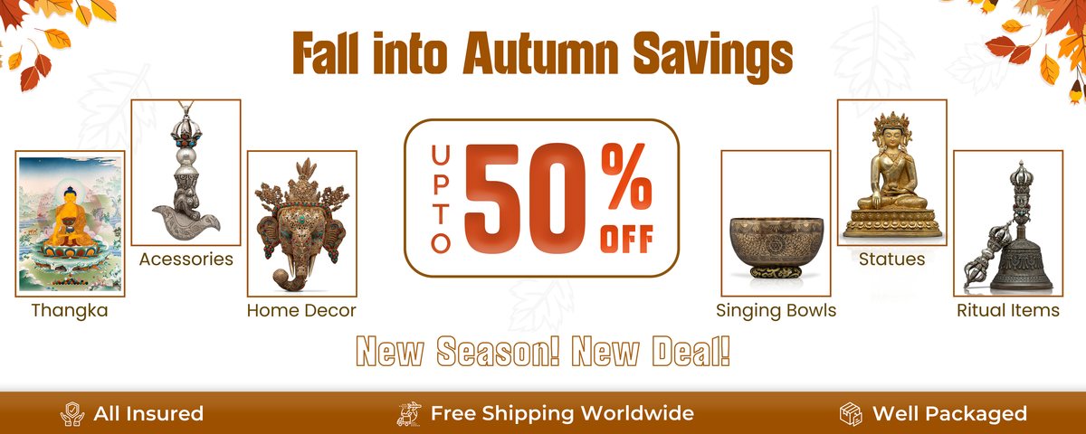 Fall Into The Autumn Savings Sale Campaign, Discounts Up to 50%, Free Shipping World Wide,  EvamRatna 