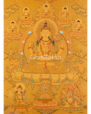 Avalokiteshvara Chengrezig Thangka