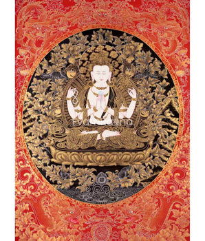 Avalokiteshvara Chengrezig Thangka