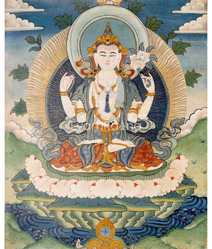 Chengrezig Thangka