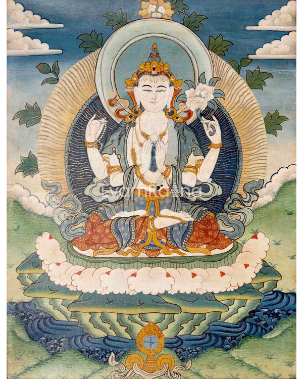 Chengrezig Thangka