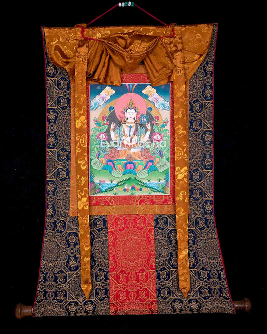 Avalokiteshvara Chengrezig Thangka