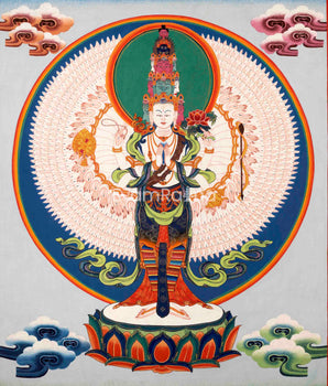 1000 Armed Avalokiteshvara Thangka