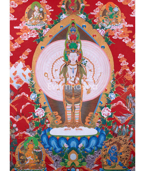 Avalokiteshvara Chenrezig Thangka