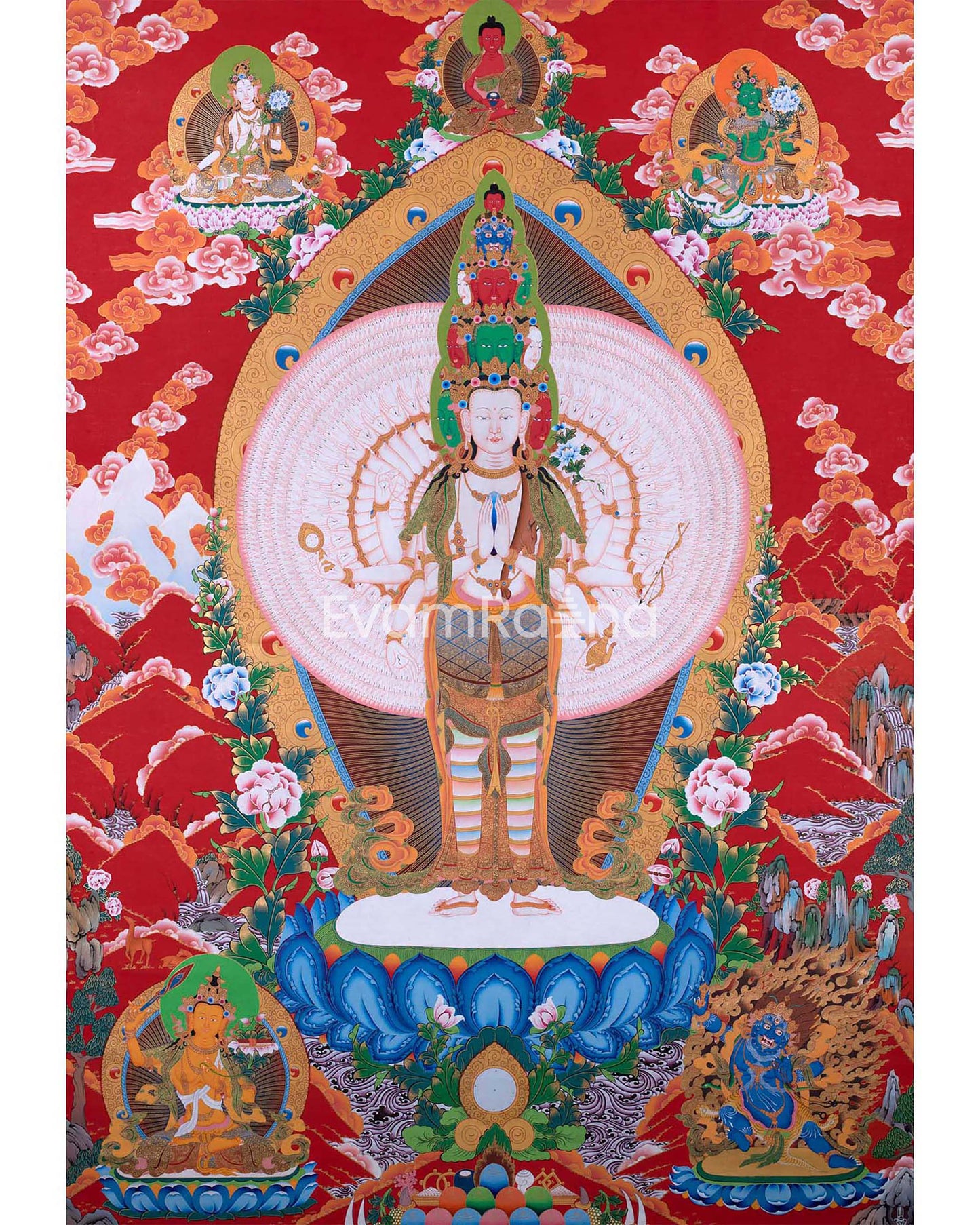 Avalokiteshvara Chenrezig Thangka