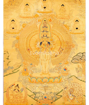 1000 Armed Avalokiteshvara Thangka