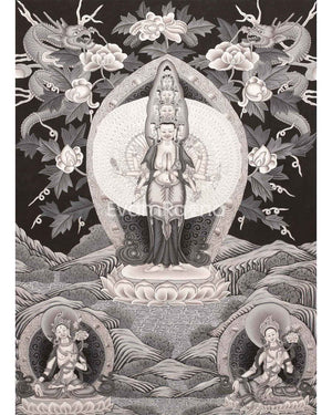 Black & White Thangka
