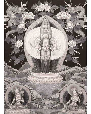 Black & White Thangka