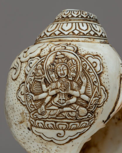 White Tara Sankha | Sacred Conch of Compassion & Healing