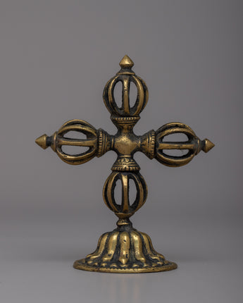 Double Vajra Brass