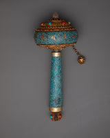 Turquoise Prayer Wheel
