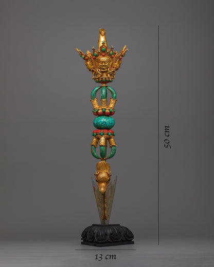 Ceremonial Phurba Dagger | Ceremonial Artifact of Buddhist Lore