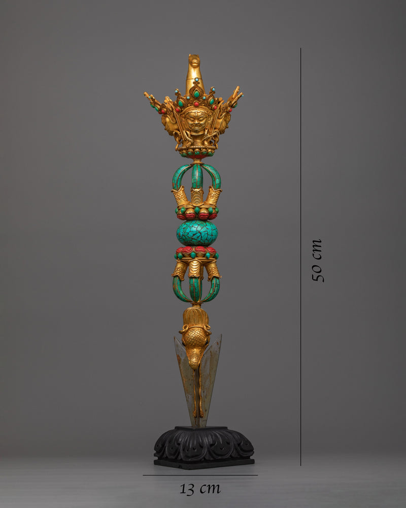 Ceremonial Phurba Dagger | Ceremonial Artifact of Buddhist Lore
