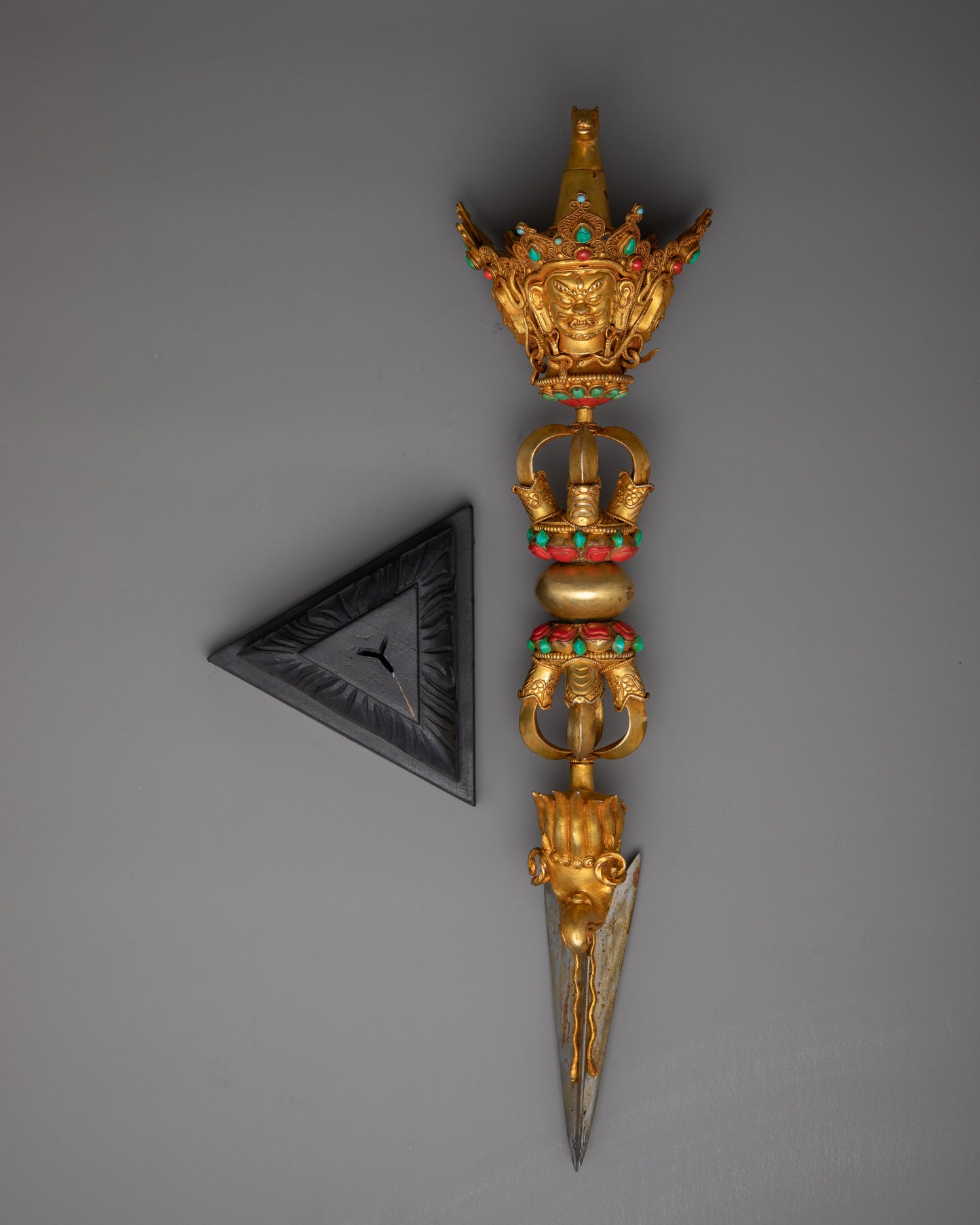 Tibetan Dagger Phurba | Handmade Copper Artistry