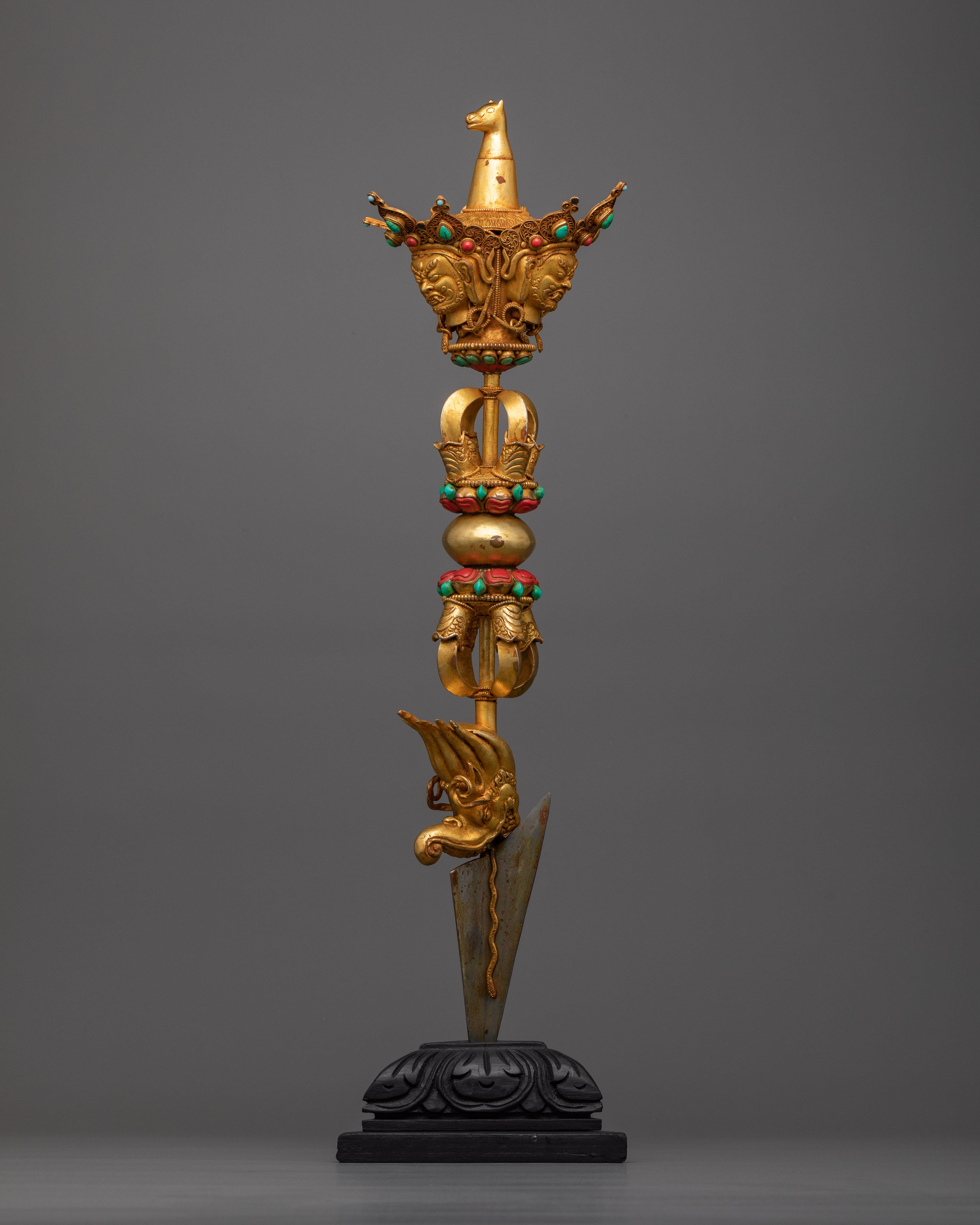 Tibetan Dagger Phurba | Handmade Copper Artistry