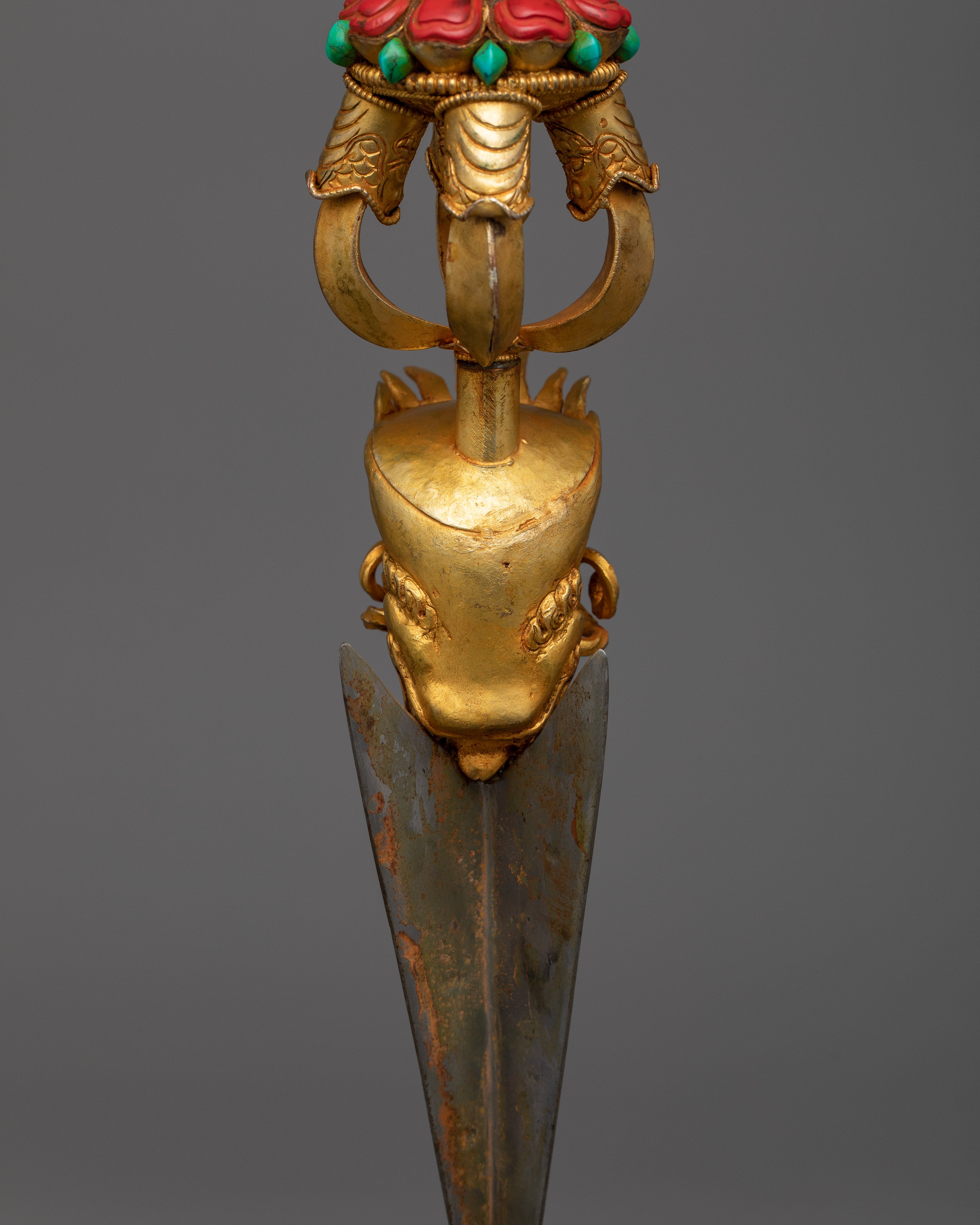 Tibetan Dagger Phurba | Handmade Copper Artistry