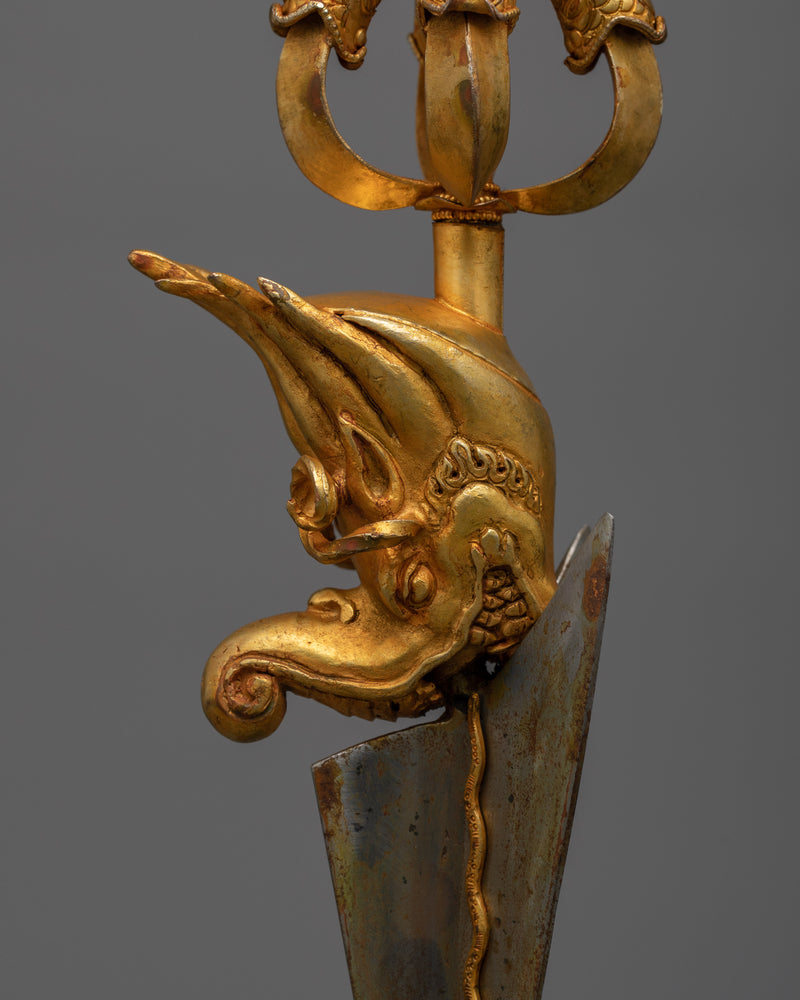 Tibetan Dagger Phurba | Handmade Copper Artistry
