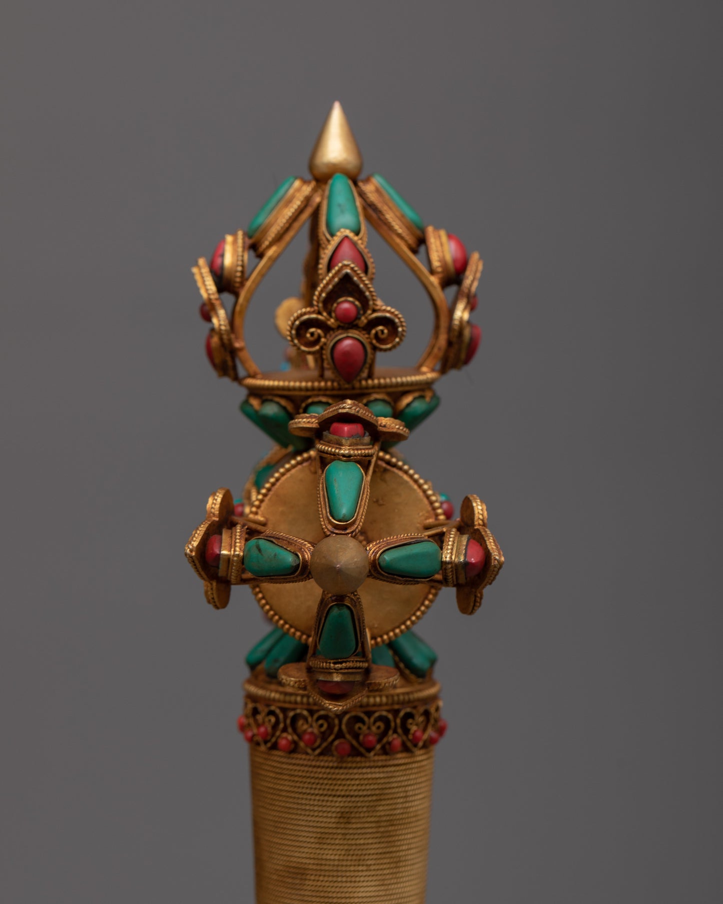 Gold Plated Kartika Axe | Embodying Tibetan Devotion & Art