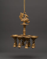 Brass Dalucha Hanging Oil Lamp