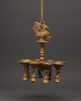 Brass Dalucha Hanging Oil Lamp