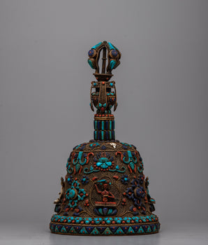 Tibetan Filigree Bell | Ritual Instrument with Ornamental Metalwork