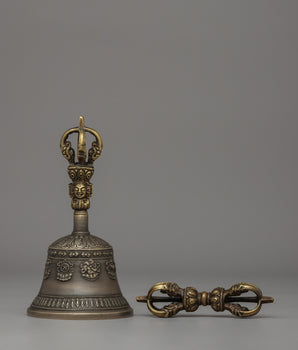 Bronze Body Vajra and Bell Set 