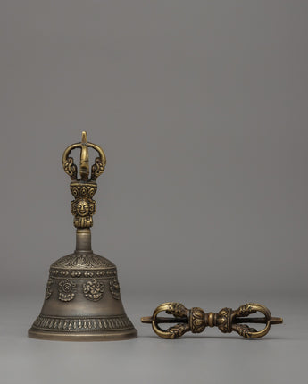 Bronze Body Vajra and Bell Set 