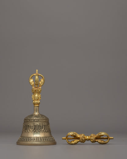 Buddhist Ritual Set Vajra and & Bell