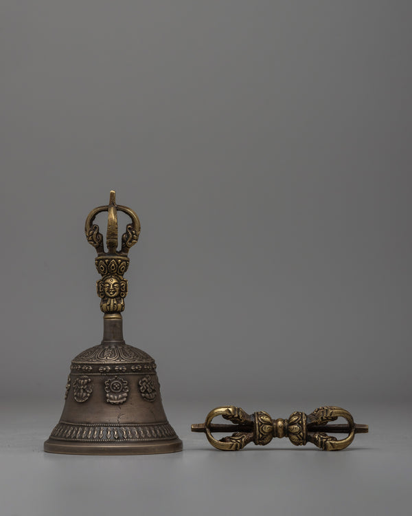 Tibetan Sacred Vajra and Bell Set 