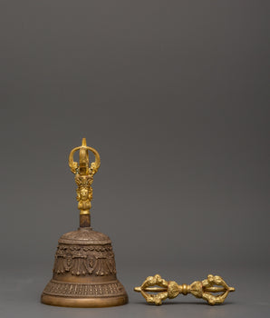 Tibetan Meditation Bell and Vajra Set