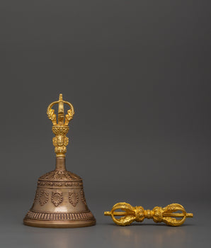 Tibetan ritual bell and vajra