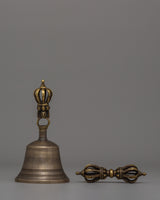 Sacred Tibetan Vajra and Bell Set