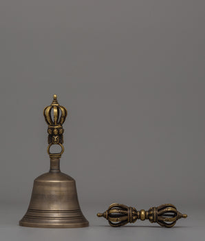 Sacred Tibetan Vajra and Bell Set