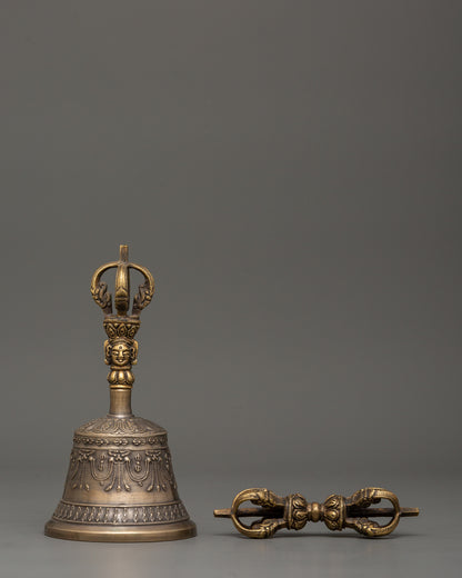 Sacred Vajra & Bell for Buddhist Ceremonies