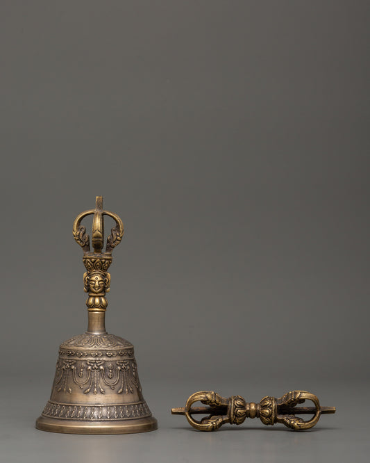 Sacred Vajra & Bell for Buddhist Ceremonies