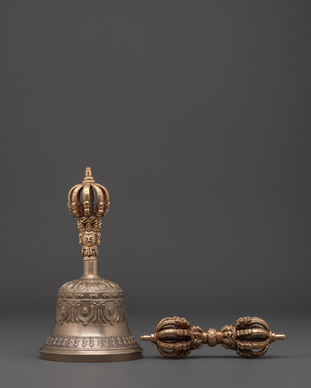Tibetan Dorje and Bell Set with Cover
