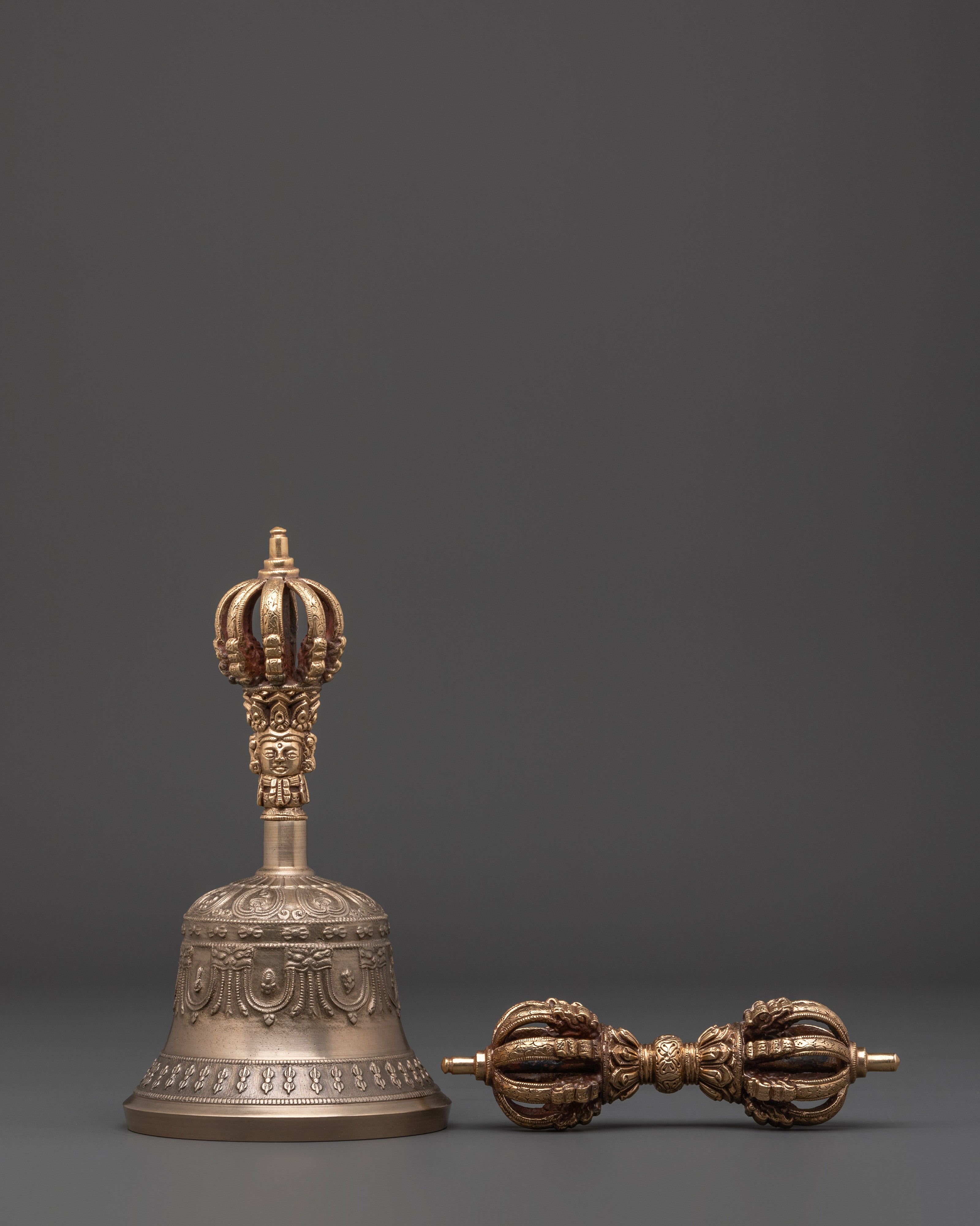 Tibetan Dorje and Bell Set with Cover