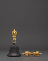 Handcrafted Tibetan Dorje and Bell Set