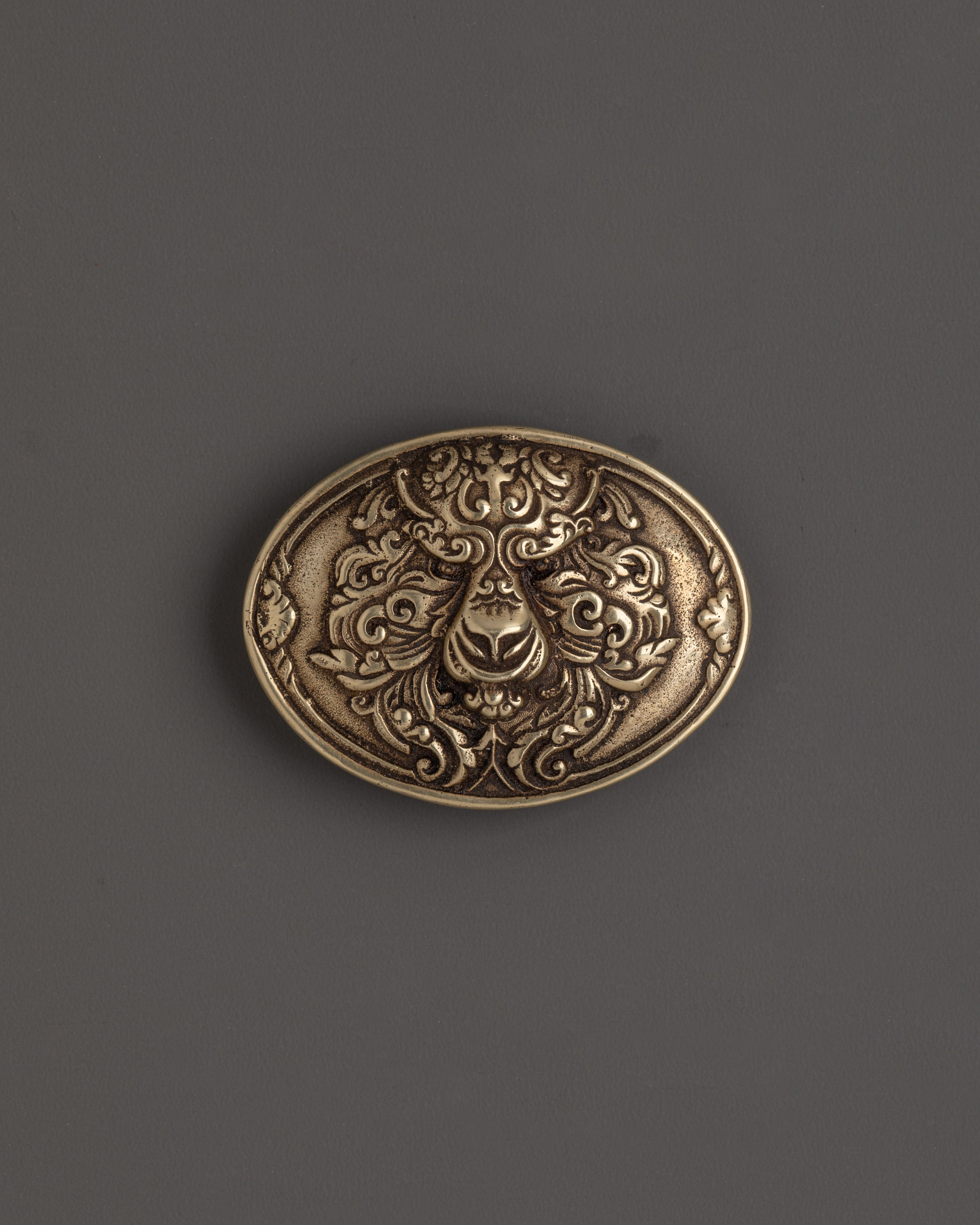 Handcrafted Brass Belt Buckle