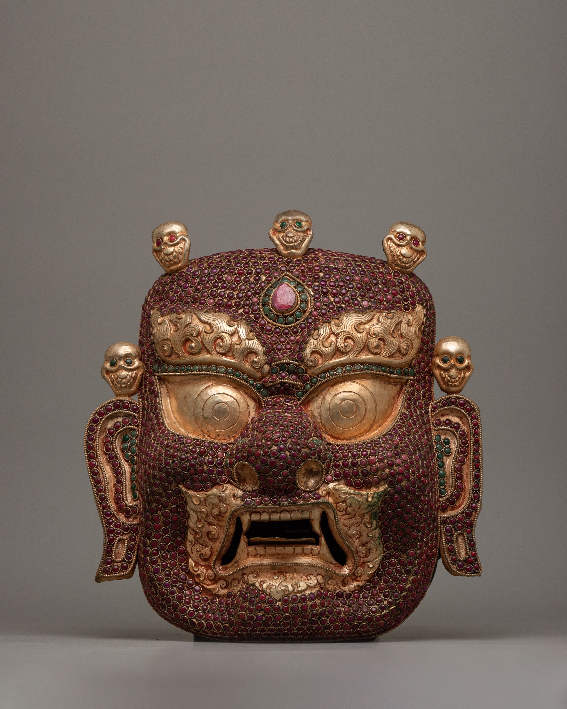 Copper Bhairav Mask&nbsp;