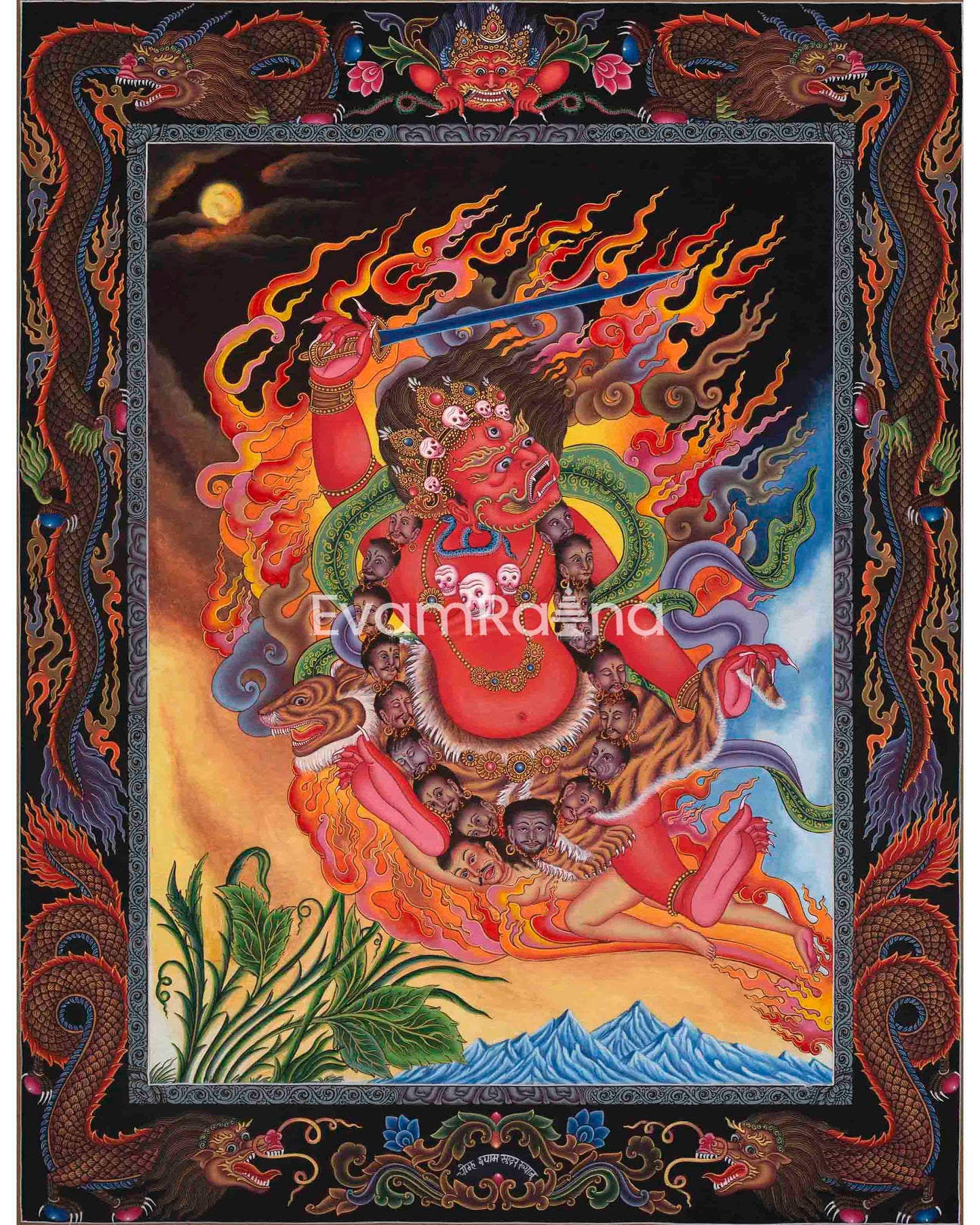 Bhairava Mahakala Thangka 