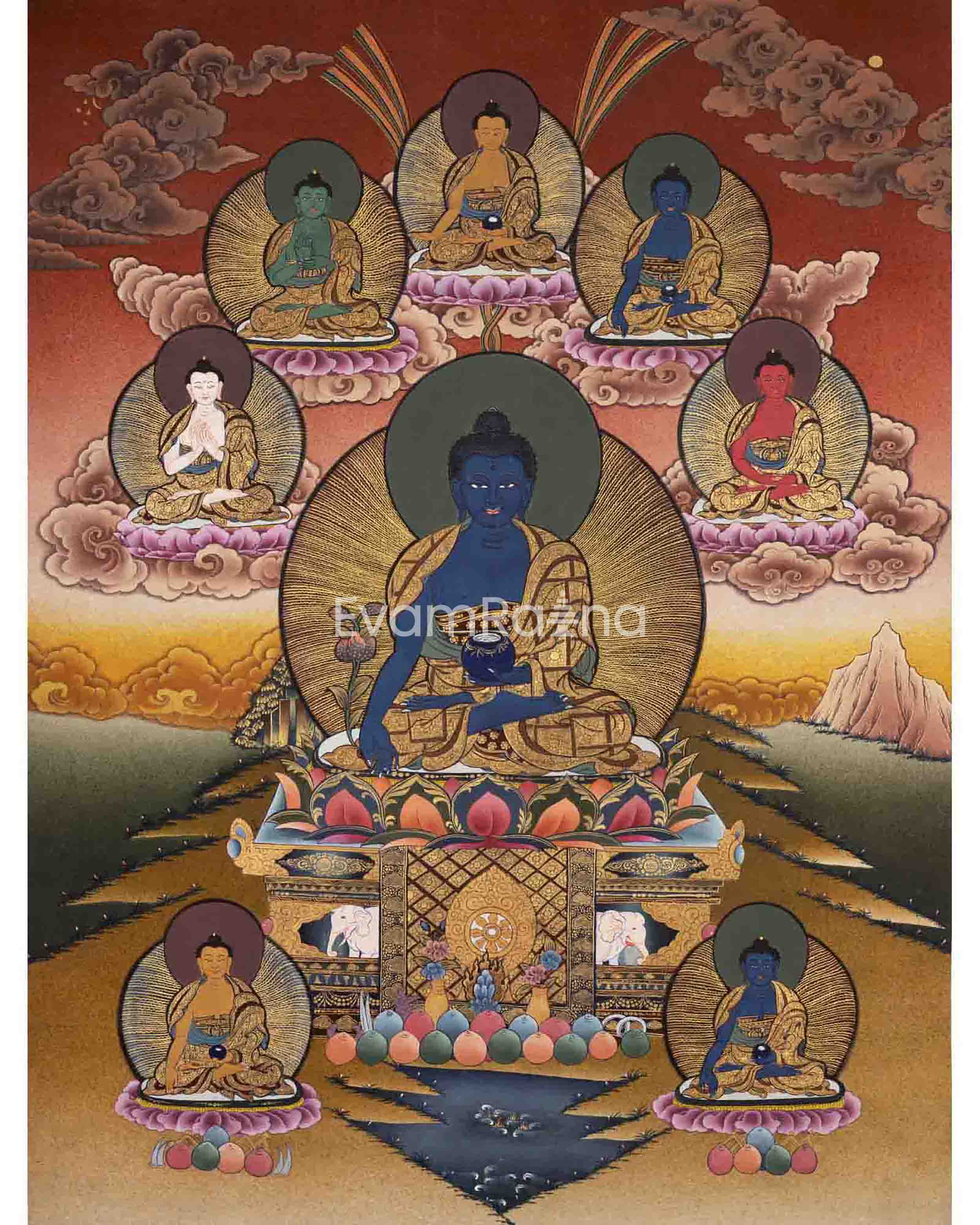 Bhaisajyaguru Thangka