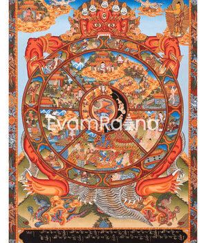 Bhavachakra Samsara Thangka