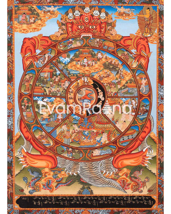 Bhavachakra Samsara Thangka