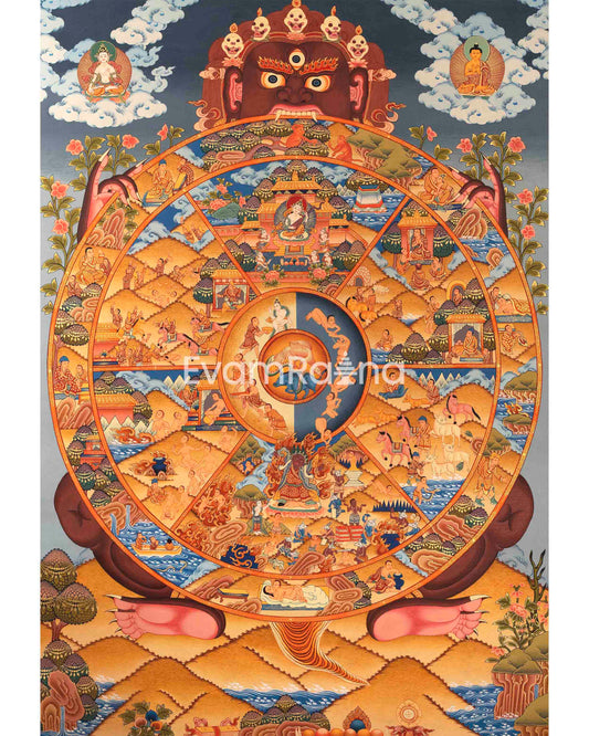 Bhavachakra Thangka Print 