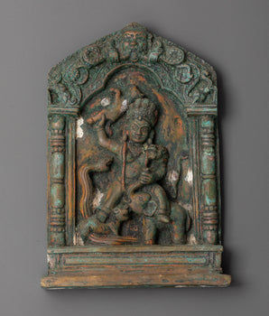 Handcrafted Bhimsen Copper Statue | Nepalese Art Piece