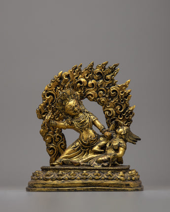 Copper Bhimsen Statue