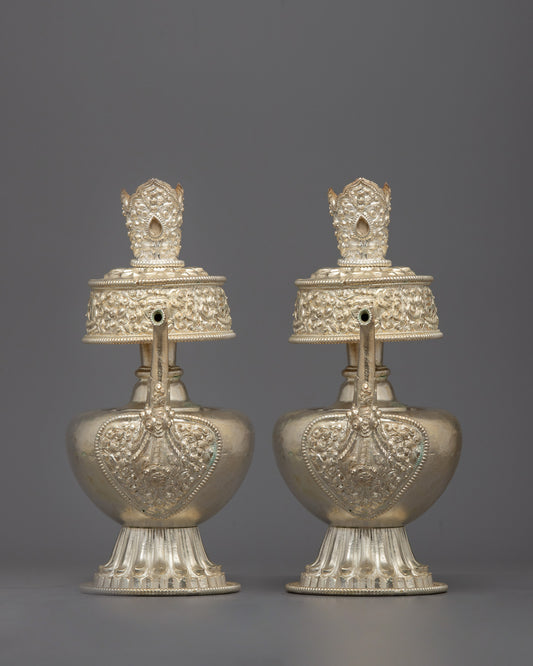 Silver Plated Bhumba Set 