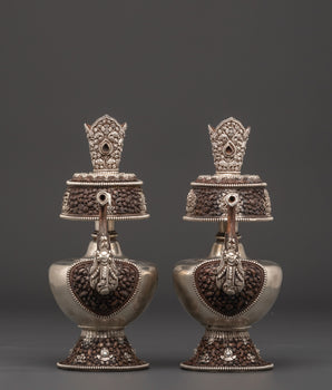 Pair of Tibetan Ritual Bumba