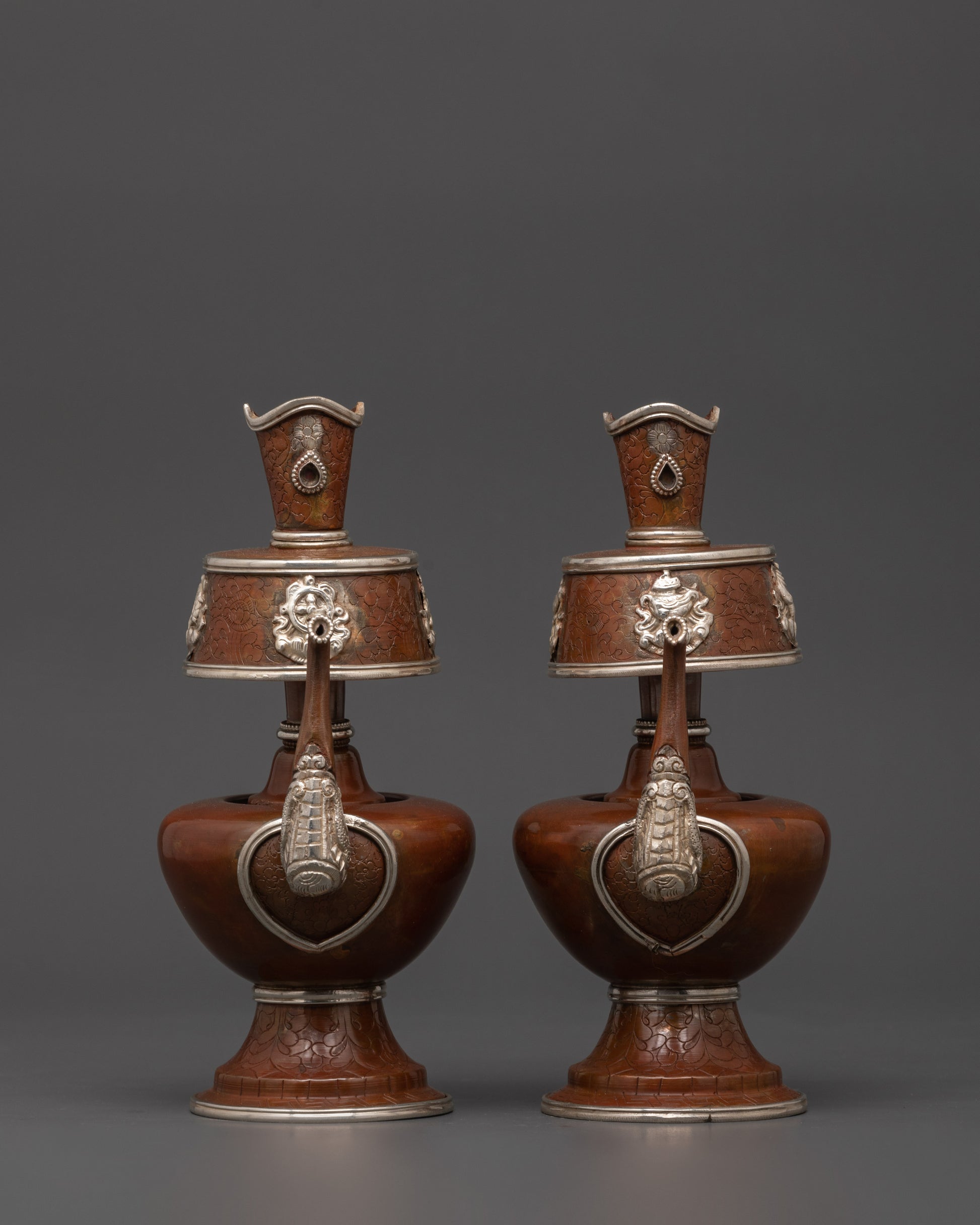 Tibetan Oxidized Copper Bhumba Set